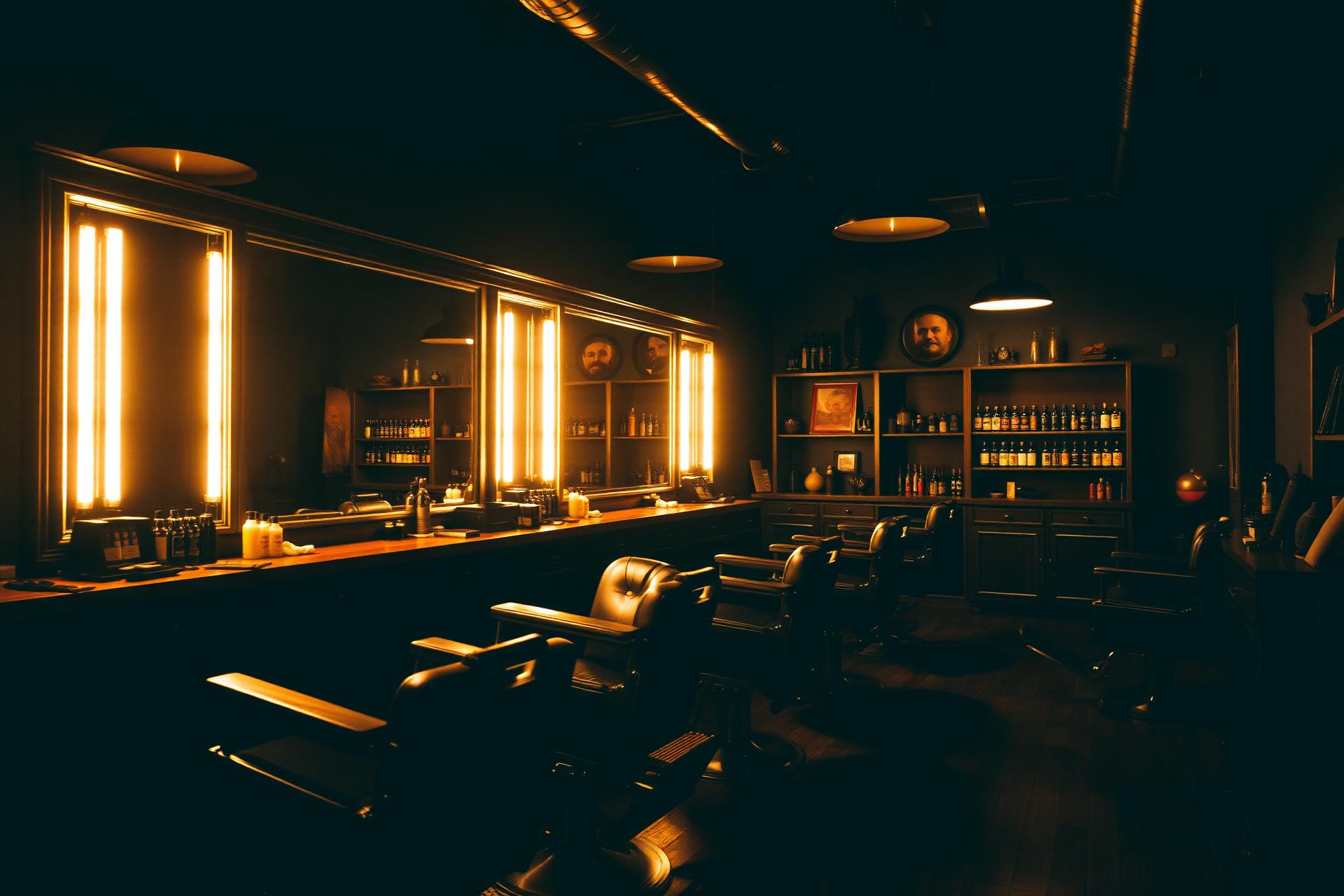 Interior de la peluquería